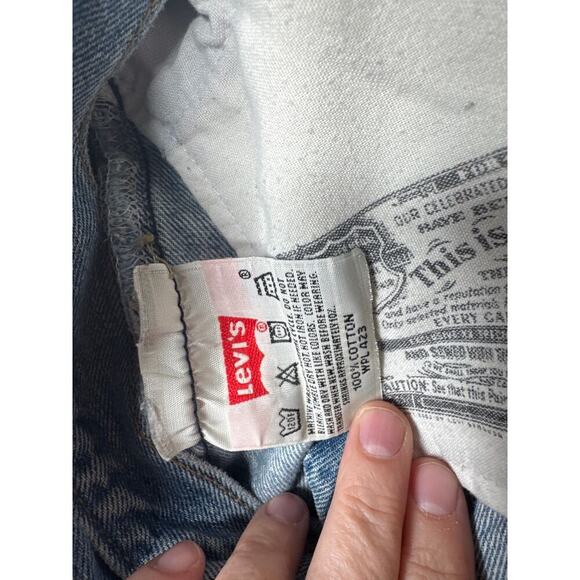 Levi’s 501 xx Jeans Men’s 35x38 Blue 501 XX Vintage 90s Button Fly 100% cotton - Picture 12 of 14